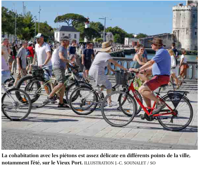 Piétons – cyclistes, c’est le far-west à La Rochelle