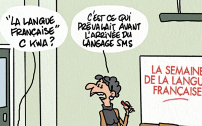 Le français fout le camp …