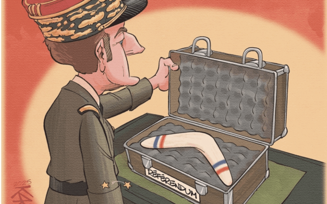Le président Macron, 2025