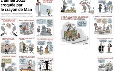 L’année 2025 croquée par le crayon de Man